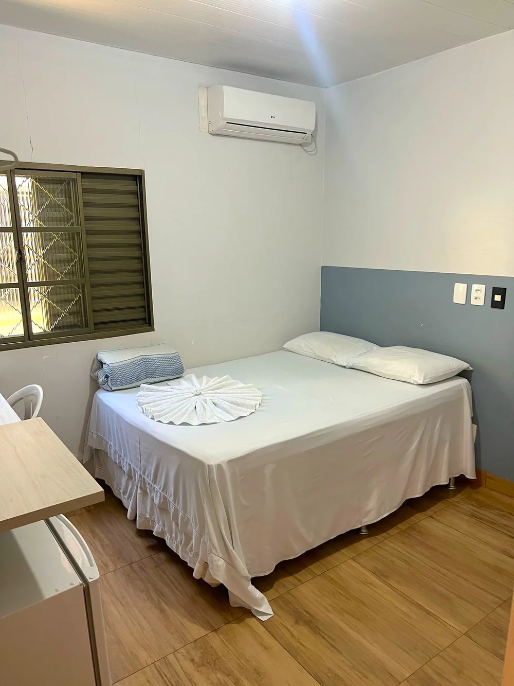 Quarto individual do América Hotel